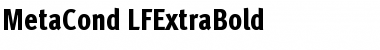 MetaCond ExtraBold Font