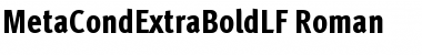 MetaCondExtraBoldLF Font MetaCondExtraBoldLF Font