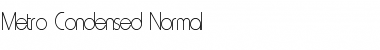 Metro-Condensed Normal