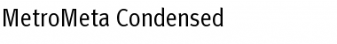 MetroMeta Font