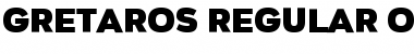 Gretaros Regular Font