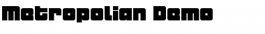 Download Metropolian Demo Font Download Metropolian Demo Font