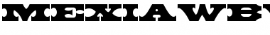 Download MexiaWBW Font