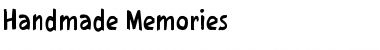 Handmade Memories Regular Font