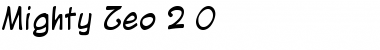 Mighty Zeo 2.0 Regular Font