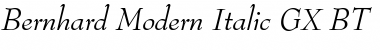 Bernhard Modern GX BT Italic