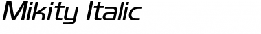 Mikity Italic Font