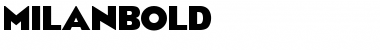 MilanBold Regular Font