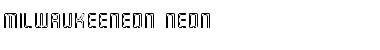 Download MilwaukeeNeon-Neon Font