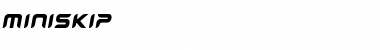 Download miniskip Font