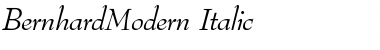 BernhardModern Italic