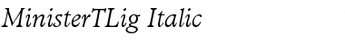 MinisterTLig Italic