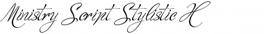 Ministry Script Stylistic HFF Font