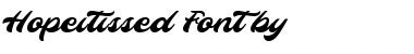 Hopeitissed Regular Font