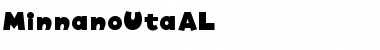 Download MinnanoUtaAL Font Download MinnanoUtaAL Font