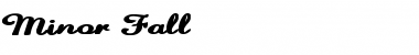 Download Minor Fall Font Download Minor Fall Font