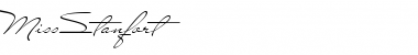 Download Miss Stanfort Font