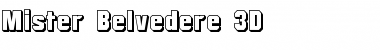 Mister Belvedere 3D Regular Font