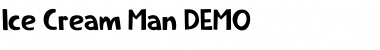 Ice Cream Man DEMO Regular Font