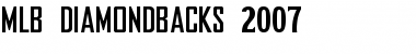 Download MLB Diamondbacks 2007 Font