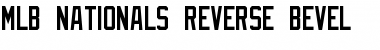 Download MLB Nationals Reverse Bevel Font Download MLB Nationals Reverse Bevel Font