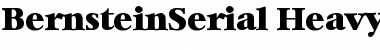BernsteinSerial-Heavy Font