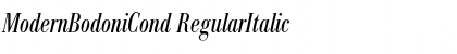 ModernBodoniCond RegularItalic