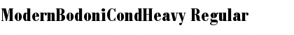 Download ModernBodoniCondHeavy Font