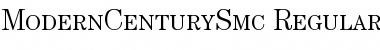 Download ModernCenturySmc Font