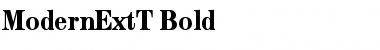 ModernExtT Bold Font