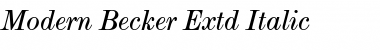 Modern Becker Extd Font