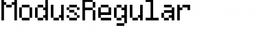 Download ModusRegular Font Download ModusRegular Font