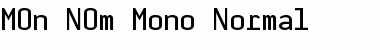 MOn NOm Mono Normal Font
