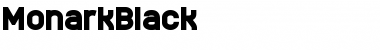 MonarkBlack Regular Font