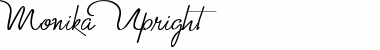 Monika 'Upright' Regular Font
