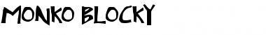 Monko Blocky Font