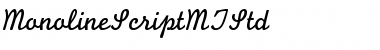 Download Monoline Script MT Std Font Download Monoline Script MT Std Font