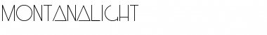 MontanaLight Font
