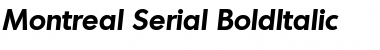 Montreal-Serial Font Montreal-Serial Font