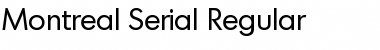 Download Montreal-Serial Font