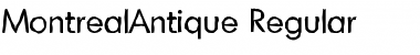 Download MontrealAntique Font