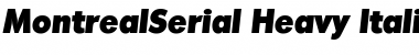 Download MontrealSerial-Heavy Font