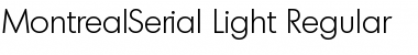 Download MontrealSerial-Light Font