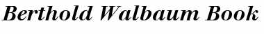 Berthold Walbaum Book Font Berthold Walbaum Book Font