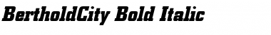 BertholdCity Font