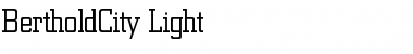 Download BertholdCity-Light Font