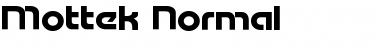 Mottek Normal Font
