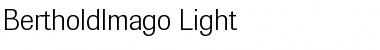 BertholdImago-Light Light Font