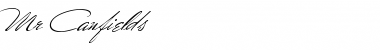 Download Mr Canfields Font Download Mr Canfields Font