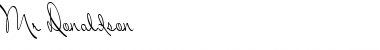 Download Mr Donaldson Font Download Mr Donaldson Font